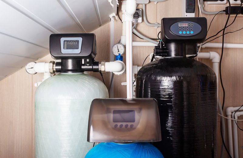 Water Softener System Installation in Progress